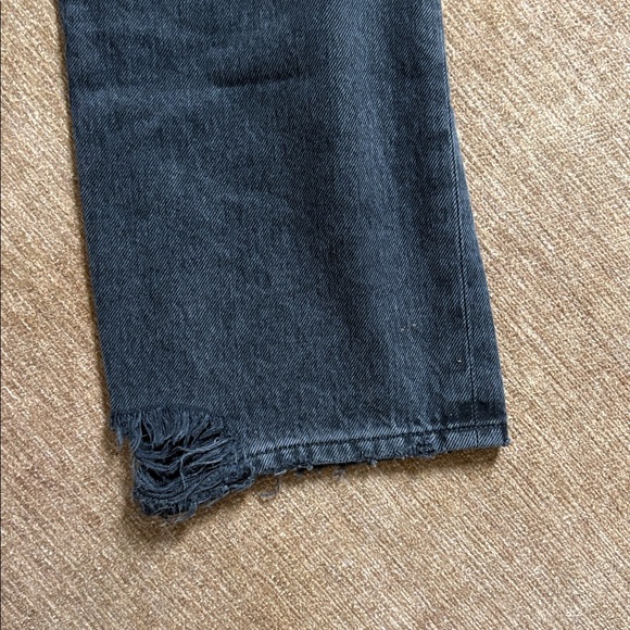 Agolde Black Parker Jeans size 26 & 27 color Hitch - Picture 7 of 9
